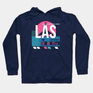 Las Vegas (LAS) Airport Code Baggage Tag Hoodie